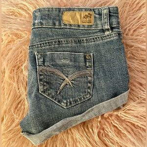 Garage Denim Low Rise Shorts